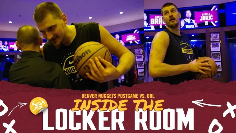 Nikola Jokić Receives The Game Ball History Made