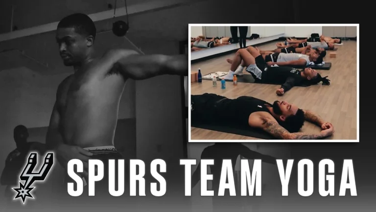 Spurs Invest in Their Best Inside the Team’s Yoga Class at Victory Capital Performance Center
