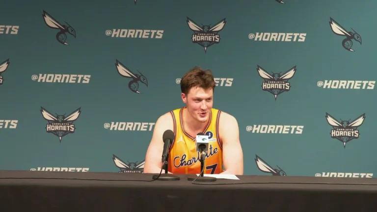 Hornets vs Hawks: Kon Knueppel Postgame Media Availability 12 18 2025