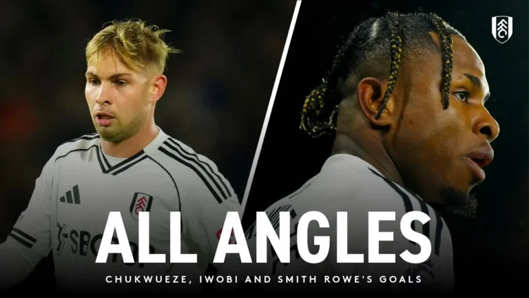 ALL ANGLES Chukwueze’s first Premier League goals, Iwobi from outside the box & Smith Rowe header