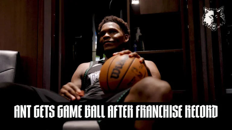 Inside Locker Room: Ant Gets Game Ball After Breaking 30-Point Franchise Record