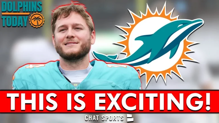 Miami Dolphins Fans Should Be FIRED UP About Quinn Ewers Starting!