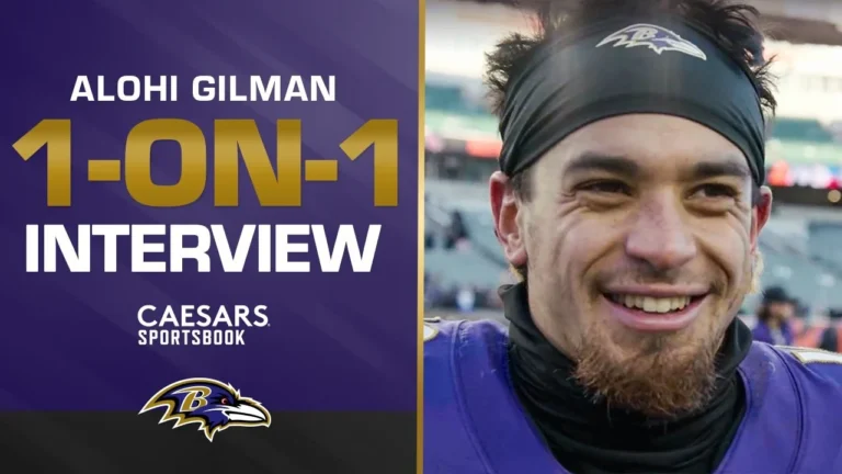 1-on-1 Alohi Gilman Reacts to Lateral from Kyle Van Noy Baltimore Ravens