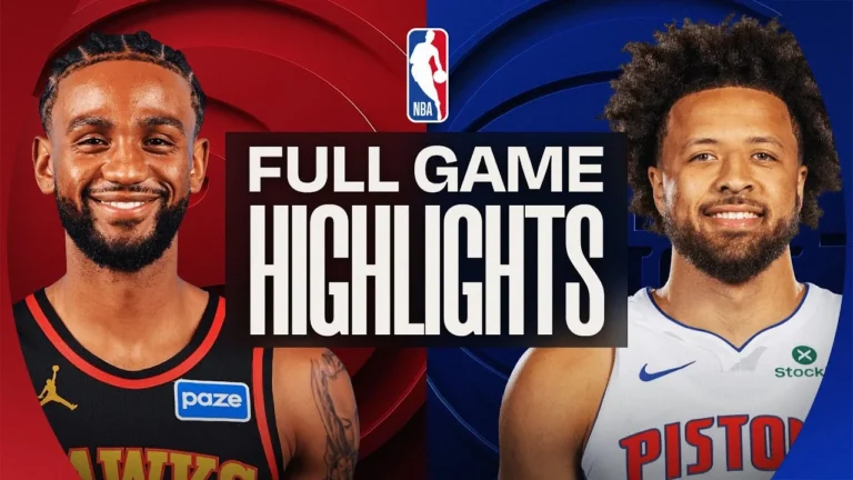 HAWKS at PISTONS FULL GAME HIGHLIGHTS December 12, 2025