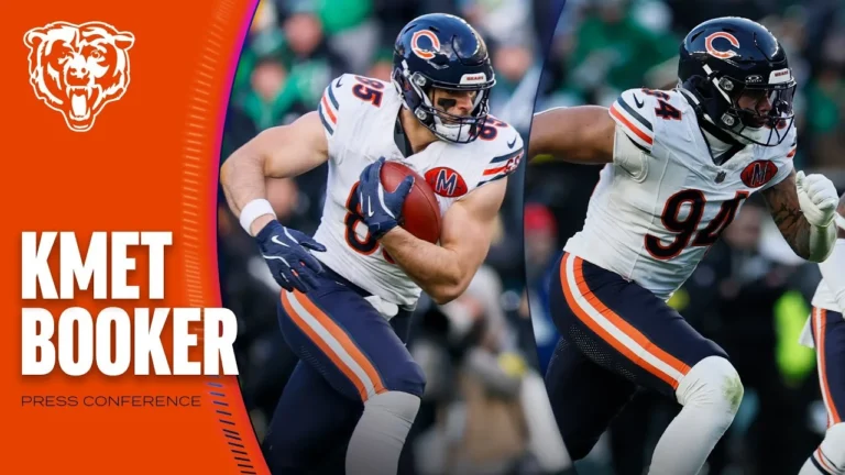 Cole Kmet, Austin Booker discuss Bears-Packers rivalry Press Conference