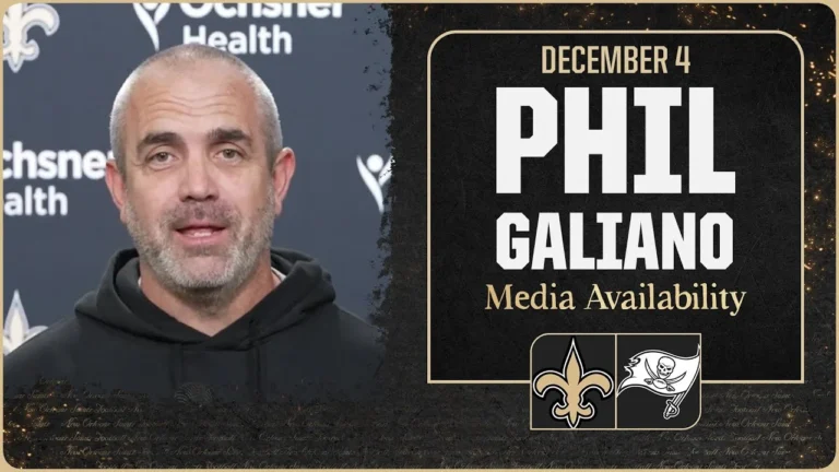 Phil Galiano on Charlie Smyth’s debut New Orleans Saints