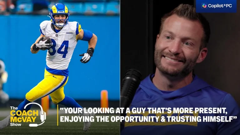Sean McVay On Colby Parkinson’s Year 2 Growth, Confidence In His Coaching Staff & Win vs. Cardinals