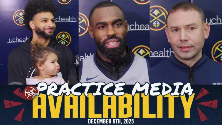 Denver Nuggets Practice Media Special Guest 12 9 25