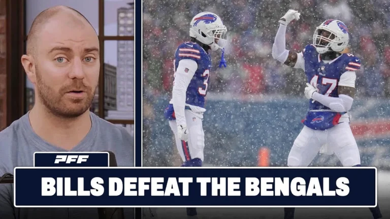 Cincinnati Bengals vs. Buffalo Bills Review PFF Grade Release Show