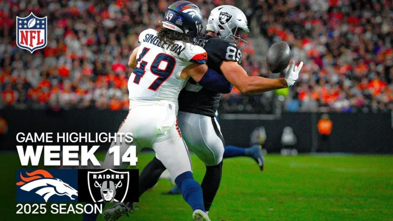 Denver Broncos vs Las Vegas Raiders Game Highlights 2025 NFL Season Week 14