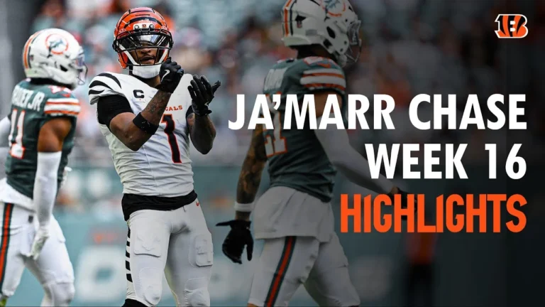 Ja’Marr Chase’s best catches from 109-yard game vs. Dolphins Week 16