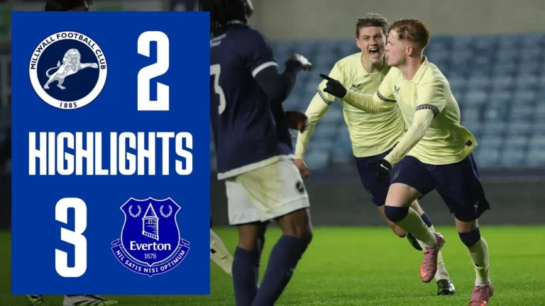 LAST-GASP drama as Everton win five-goal thriller at Millwall! FA YOUTH CUP HIGHLIGHTS