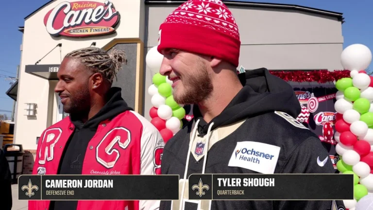 Cam Jordan & Tyler Shough on community work New Orleans Saints