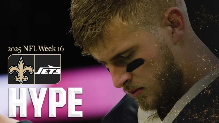 GET HYPE for Saints vs Jets 2025 NFL Week 16