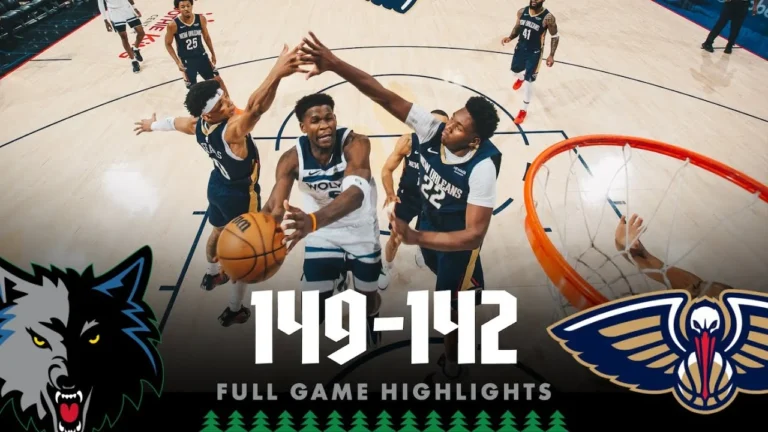 Minnesota Timberwolves Defeat the New Orleans Pelicans, 149-142 12.02.25