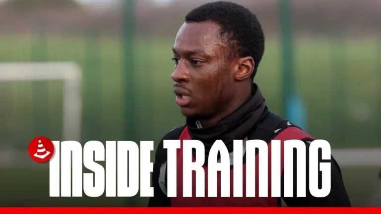Habib Diarra Returns To Training Inside Training