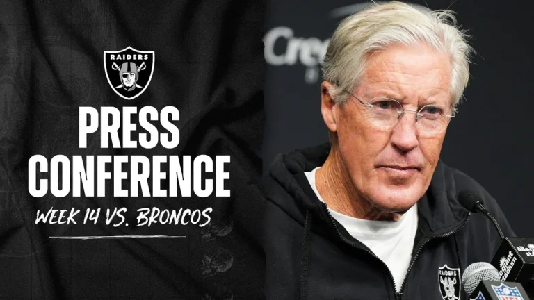 Pete Carroll and Kenny Pickett Postgame Presser – 12.7.25 Week 14