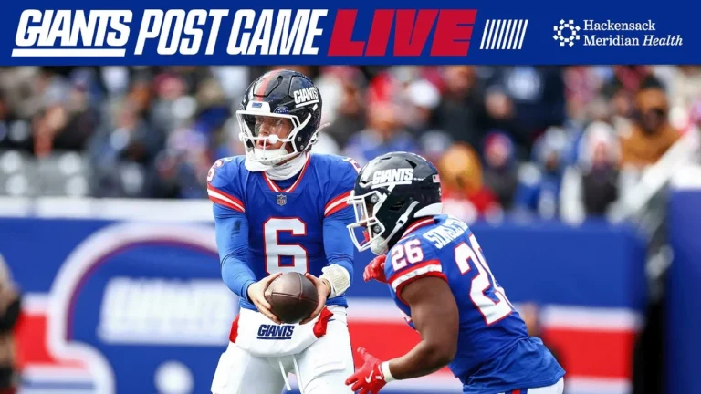 Giants Postgame Live: Giants vs. Commanders Week 15 Postgame Recap and Analysis