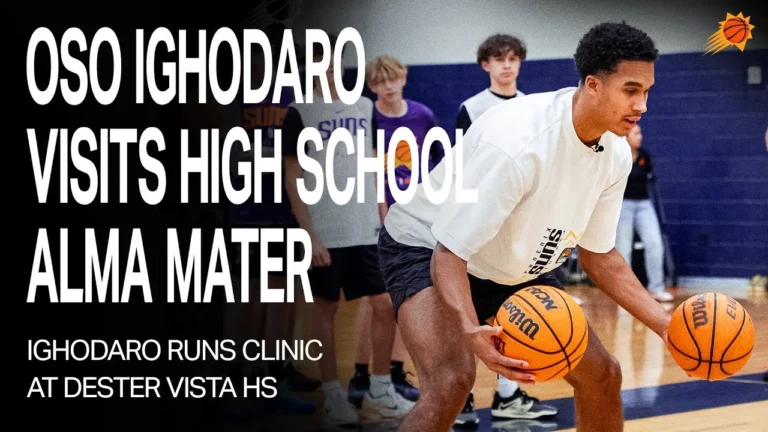 Oso Ighodaro Visits his High School Alma Mater, Desert Vista High School Phoenix Suns Special