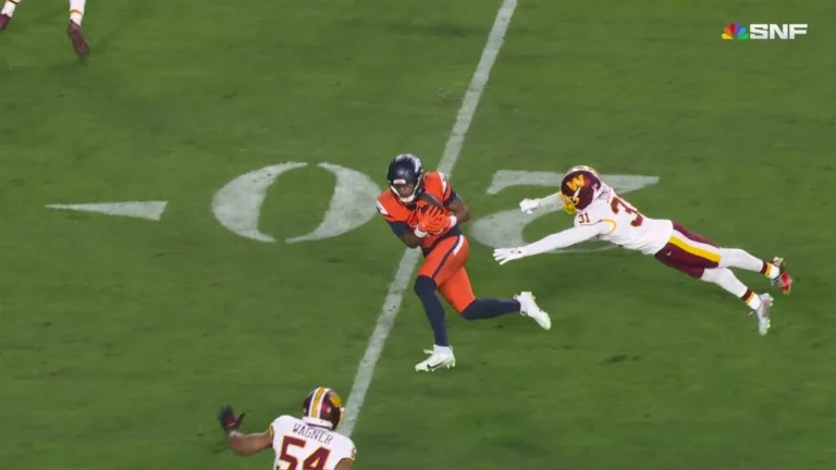 Broncos roar downfield for an impressive TD drive