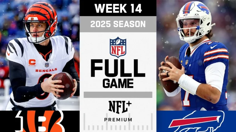 Shootout in the Snow! Cincinnati Bengals vs. Buffalo Bills FULL GAME NFL 2025 Season Week 14