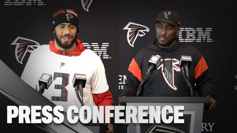 Jessie Bates III & Marquice Williams on Sunday’s matchup against the Seahawks Press Conference