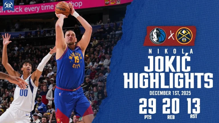 Nikola Jokić 29 20 13 Highlights vs. DAL