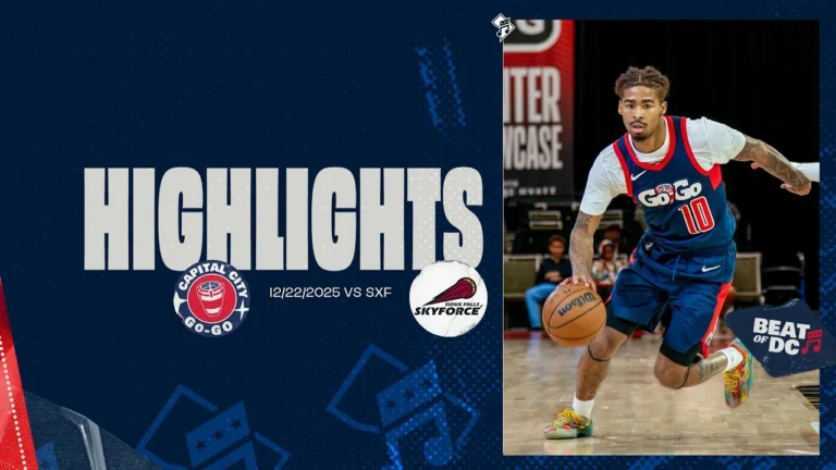 Highlights: Capital City Go-Go vs Sioux Falls Skyforce 12.22.25