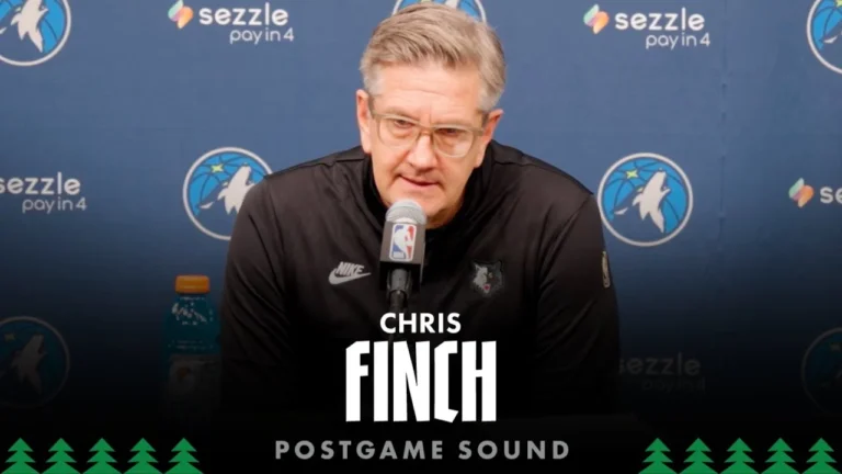 A Lot Of People Stepped Up Tonight. Chris Finch Postgame Sound 12.14.25