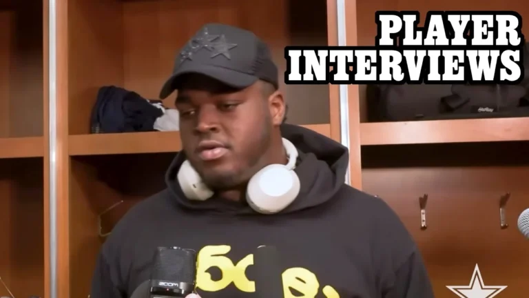 Cowboys Players on Loss to Lions Player Interviews