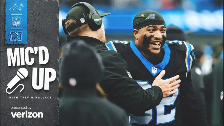 Trevin Wallace Micd Up for Week 13 Win vs LA Rams Carolina Panthers