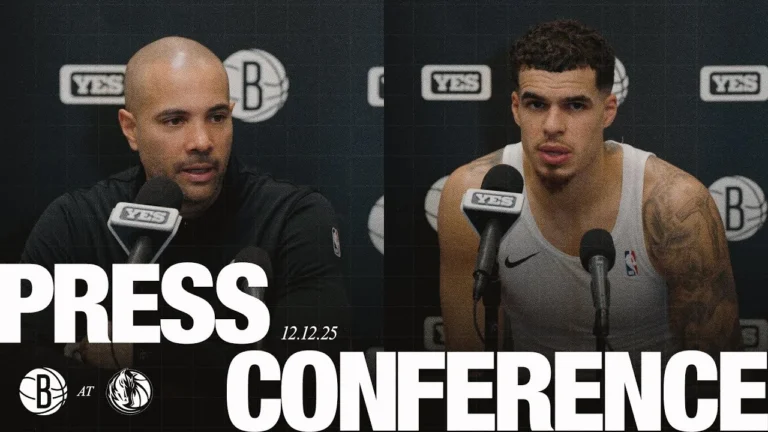 Jordi Fernández and Michael Porter Jr. Postgame Press Conferences vs Dallas