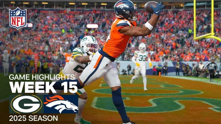 Green Bay Packers vs. Denver Broncos Game Highlights NFL 2025 Season Week 15