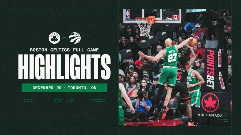 Boston Celtics get the win over the Toronto Raptors 112-96 Extended Highlights