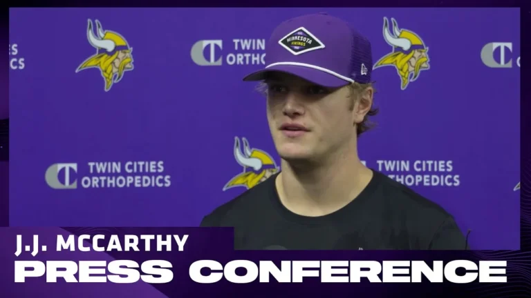 J.J. McCarthy on Performance vs. Cowboys, Preparing for Giants, Offense’s Growth, Team’s Mentality