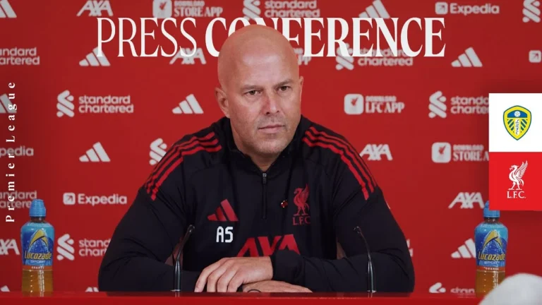 Live: Arne Slot’s Press Conference Leeds United vs Liverpool