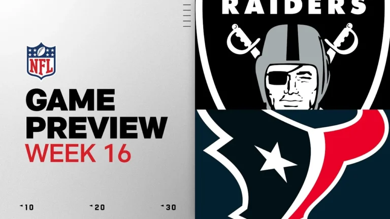 Las Vegas Raiders vs Houston Texans Week 16 Game Preview
