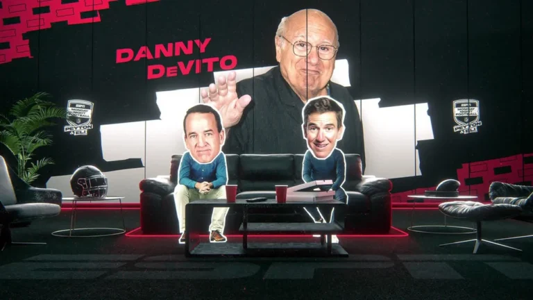 Danny DeVito joins Peyton and Eli during Giants vs. Patriots ‘MNF ManningCast’