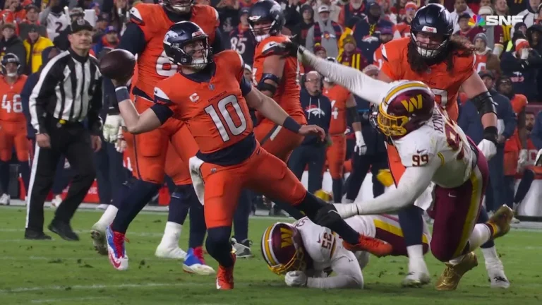 Nix zips it to Sutton at just the right moment for a Broncos’ TD