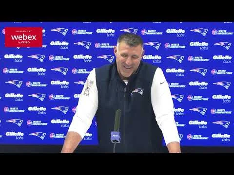 Mike Vrabel: We Are Trying to Do What We Do Best. Patriots Press Conference