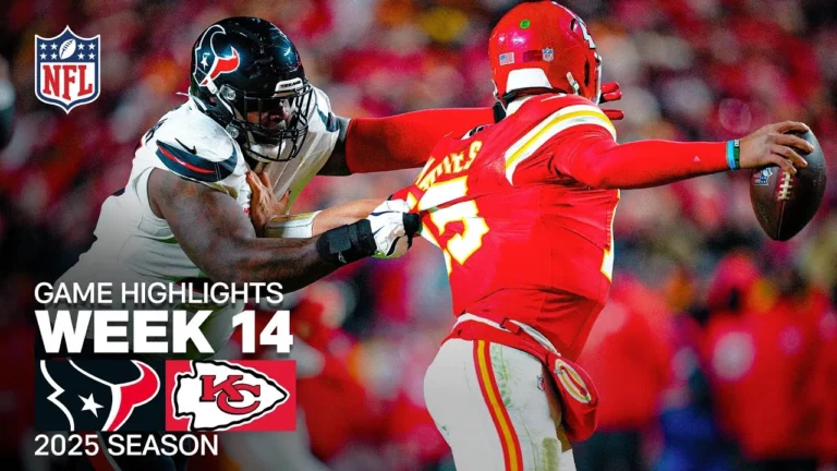 Houston Texans vs Kansas City Chiefs Game Highlights 2025 NFL Season Week 14
