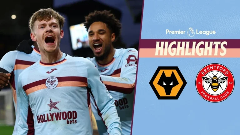 Keane Lewis-Potter at the double Wolves 0-2 Brentford Premier League Highlights