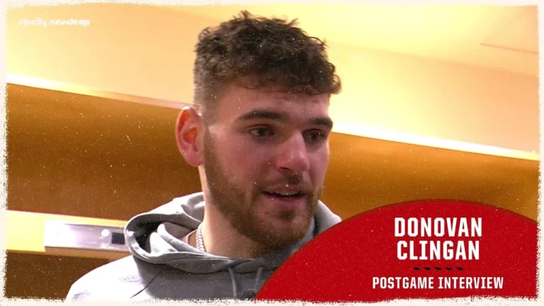 Donovan Clingan Postgame Media Availability at Toronto Raptors December 2nd, 2025