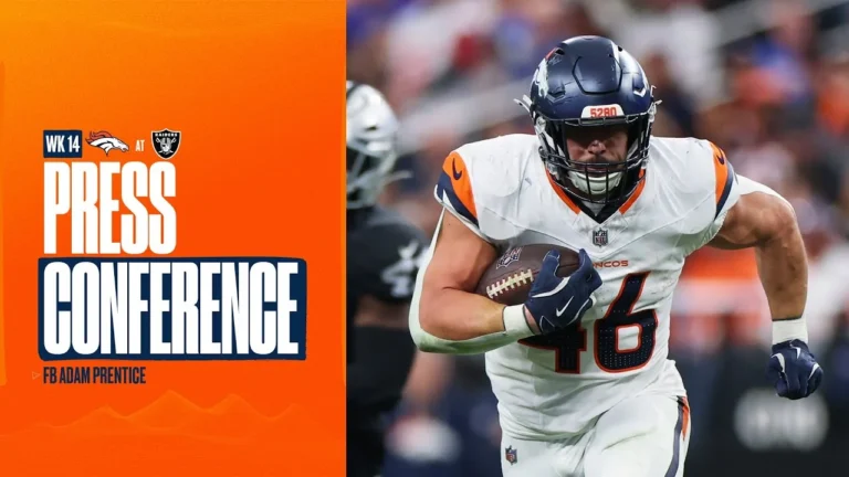 FB Adam Prentice on importance of Broncos run game: Its going to be huge