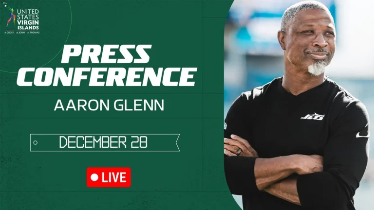 Aaron Glenn Postgame Press Conference (12 28) New York Jets vs. New England Patriots Week 17