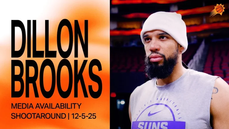 Dillon Brooks Shootaround Media Availability Phoenix Suns 12-5-25