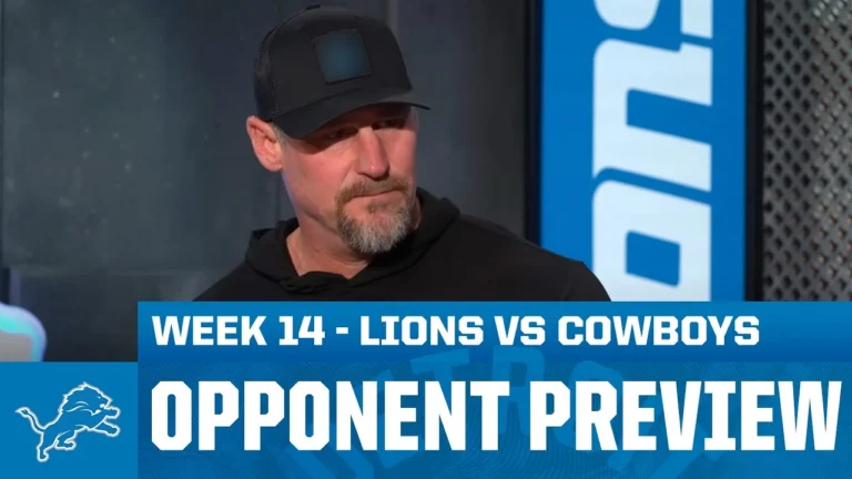 Dan Campbell previews Lions vs Cowboys 2025 Week 14 Opponent Preview