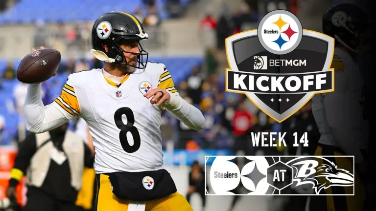 Steelers Kickoff: Week 14 at Ravens Pittsburgh Steelers
