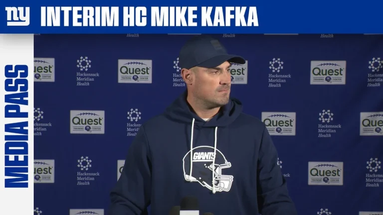 Mike Kafka Previews Matchup vs. Vikings New York Giants
