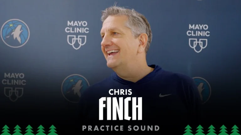Most Important Thing Is We Got The Win. Chris Finch Practice Sound 12.20.25